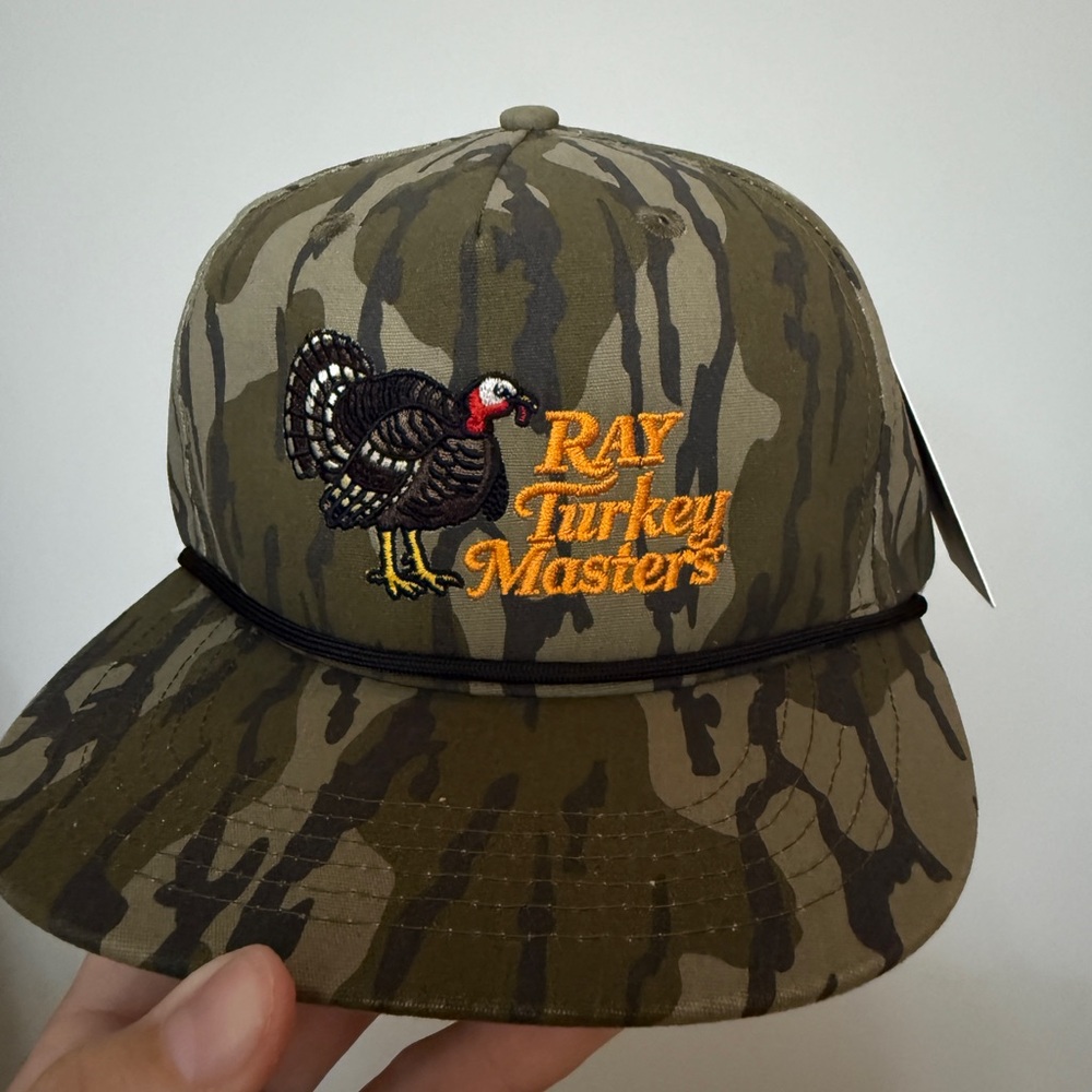 Ray Turkey Masters Camo Trucker Hat - Olive/Green